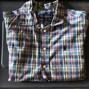 Boys plaid shirt